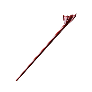 【杭州灵隐正品】天然檀木发簪女款中国风簪子手工雕刻紫檀木发饰