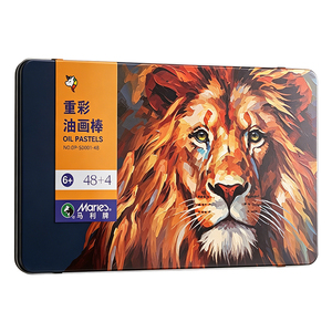 马利重彩油画棒小学生专用