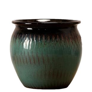 粗陶多肉花盆大口径老桩陶罐简约绿均家居装饰景观陶瓷切口盆促销