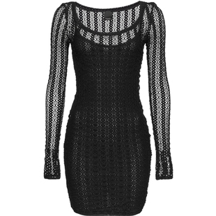 PINKO女士镂空针织连衣裙103191A1PY