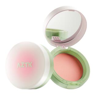 AZTK气垫腮红膏泥提亮膨胀色哑光氛围感收缩色低饱和自然杏仁色