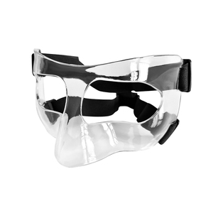 篮球面具护脸护鼻面罩透明篮球运动护具足球nba面具运动防撞面具