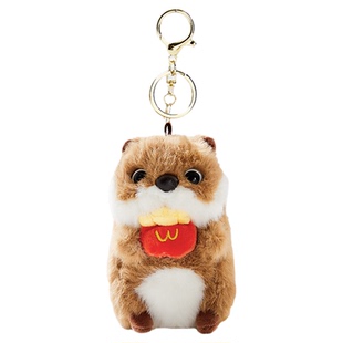 TheGreenParty贪吃土拨鼠挂件毛绒玩偶拉线送礼物包包饰品钥匙扣