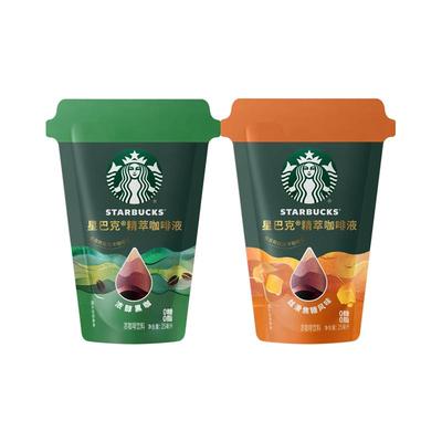 星巴克浓缩咖啡液精萃速溶黑咖啡