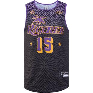 准者里夫斯纪念背心儿童篮球服透气速干运动球衣中大童男无袖短T