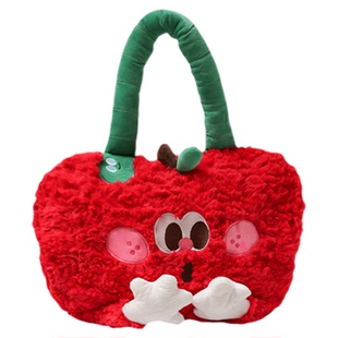 苹果抱枕毯子二合一办公室折叠披肩午睡枕头被子两用车载车用毛毯