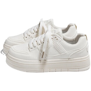 环球小香风黑白熊猫鞋2026年春季新款百搭厚底小众运动休闲板鞋女