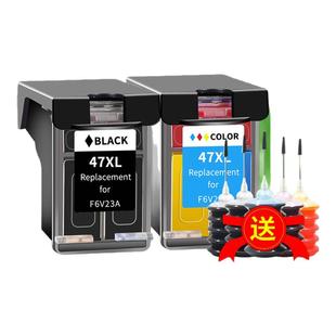原装品质适用惠普47墨盒4826 4825 4828 4829 4877 4800 4926 4928 4929 4977 4978 deskjet打印机黑彩色墨水