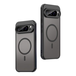 适用谷歌Pixel9pro XL手机壳pixel9肤感磨砂半透9pro个性创意9A保护套谷歌10磁吸防摔硬壳新款10pro XL高级感