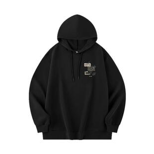 乔丹连帽套头衫男士2026春季新款商场同款时尚复古校园风上衣卫衣