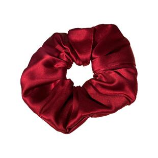 TYUSHA迷人安可拉红/天然真丝红色发圈大肠圈加厚护发头绳本命年