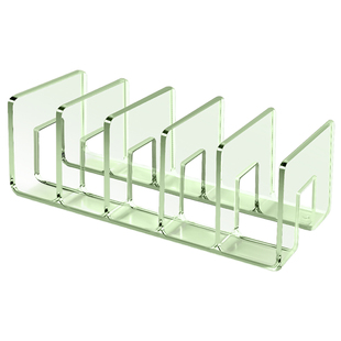 书立架阅读架书夹桌上书架桌面固定书本收纳神器分隔板书桌立架课桌收纳学生用透明亚克力置物架书挡架放书夹