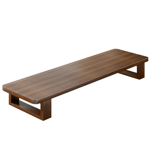 实木电脑显示器增高架台式电脑支架办公室桌面隔板托架收纳置物架