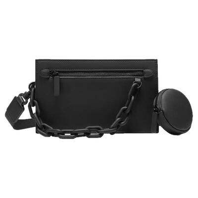 二合一男包链条小方包