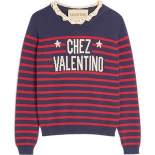 [季末优惠][礼物][3期免息]华伦天奴VALENTINO女士棉质毛衣