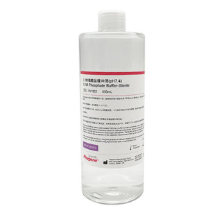 0.1M磷酸盐缓冲液 pH7.4 pH6.8 实验试剂无菌溶液 PH1822 PHYGENE