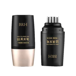 VVEIIYE旗舰店BRH美发棒植物纯一次性短效染发笔不掉色遮盖白发神器黑发补发根