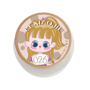 乐小姐大头娃娃26灰粉调涩味罐装5g美甲店专用百搭新款美甲油胶