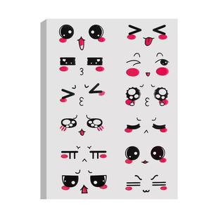 表情包贴纸坐月子鸡蛋贴纸卡通大眼睛贴纸笑脸贴纸生日气球贴纸可爱装饰贴纸惊讶哭泣表情贴画儿童玩具贴贴纸