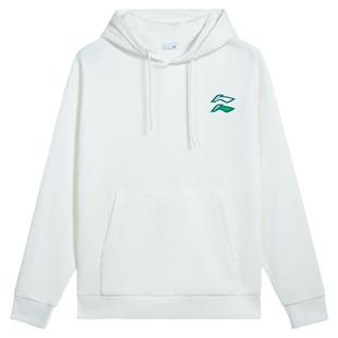 李宁连帽卫衣男女款2026冬季新款宽松套头衫休闲加绒保暖运动上衣