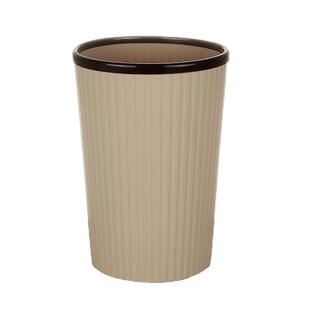 加厚带压圈卫生桶厨房卫生间家用垃圾桶塑料纸篓无盖加高大号创意