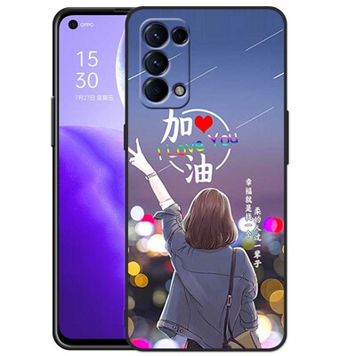 opporeno5k 5G手机壳网红新款reno5k男女潮流pegm10全包防摔硅胶软