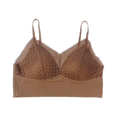 法式性感一体杯蕾丝女三角杯内衣