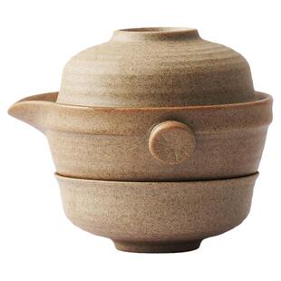 快客一壶两杯简约便携式防撞收纳包旅行茶具小套装陶瓷功夫泡茶壶