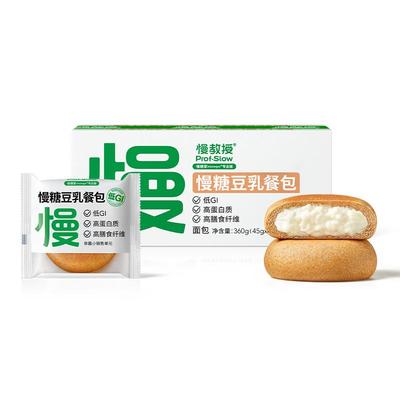 慢教授豆乳餐包低GI高膳食纤维