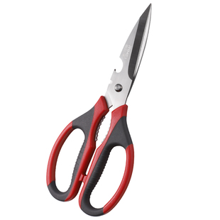 金达日美多功能厨房剪刀家用强力剪鸡骨头杀鱼烤肉食物剪子不锈钢