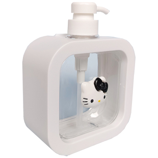 卡通可爱洗手液按压式瓶高颜值洗洁精分装瓶洗发水沐浴露旅行便携