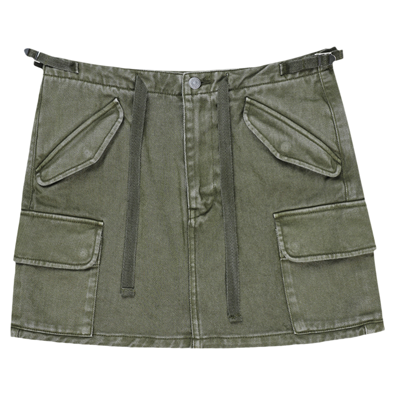 ABLEJEANS26夏季女士工装短裙
