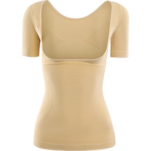 保暖内衣女美体收腹塑身衣上半身背心紧身打底衫收副乳上衣
