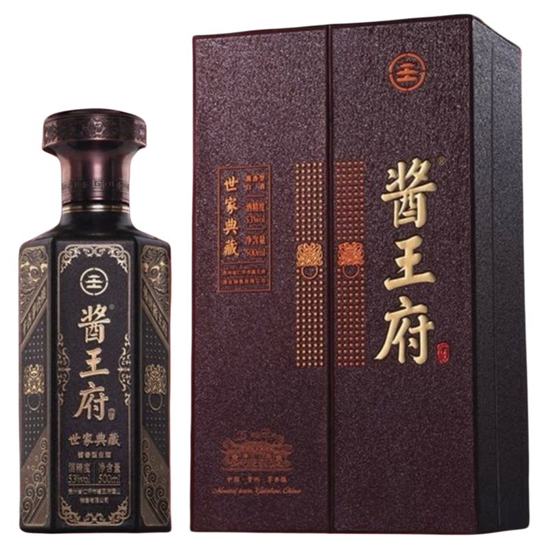 酱王府【世家典藏】中高端酱香酒传世酱王府（黑）专注品味酱酒