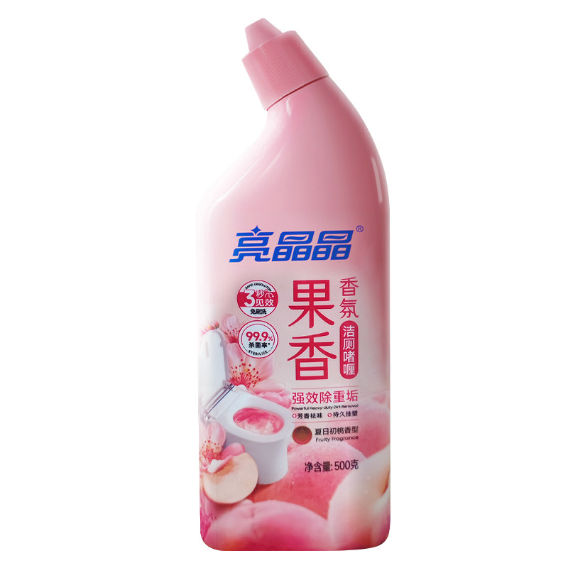 亮晶晶500g果香洁厕剂除垢清洁剂