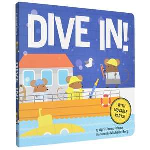 【预售】Dive In! 开啊！开！外版正版儿童书籍 启蒙益智操作趣味书适合0-3岁
