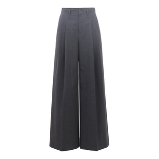 【商场同款】HONRN/红人宽松垂感阔腿休闲裤女春季新款HL11OK157