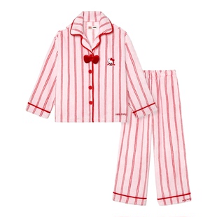 tbh野兽派家居Hello Kitty法兰绒家居服套装冬季可外穿睡衣女