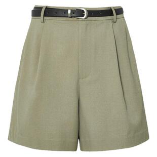 伊芙丽2025夏季新款女装短款简约经典挺阔裤子高级质感休闲短裤女