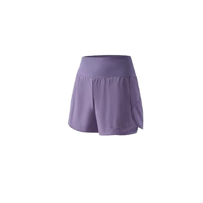 夏季女高腰速干假两件三分裤