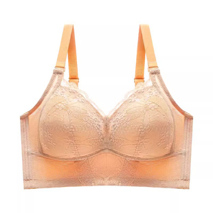 都市丽人塑形内衣女防外扩下垂矫正聚拢大胸显小文胸d杯全罩薄款