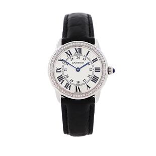 【自营】中古98新Cartier卡地亚伦敦solo系列白盘腕表男女款礼物