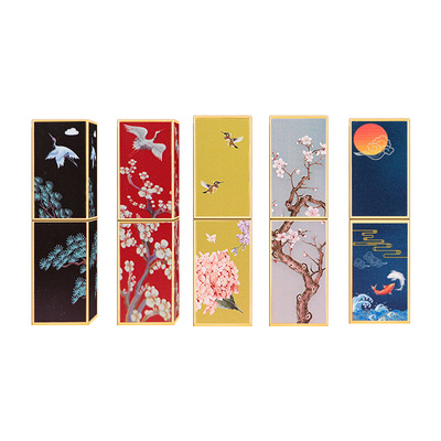 diy口红管中国风方形手工材料