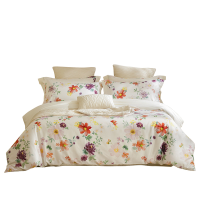 法式浪漫贡缎长绒棉裸睡四件套