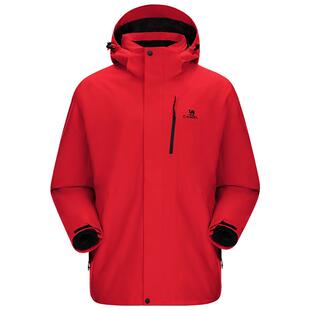 骆驼户外3514系列冲锋衣女三合一可拆卸外套男防风防水旅游登山服