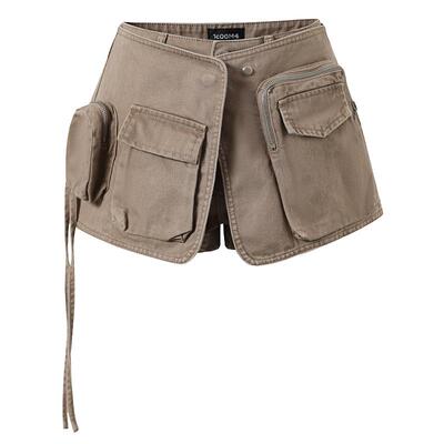 高腰显瘦A字半身裙短裤