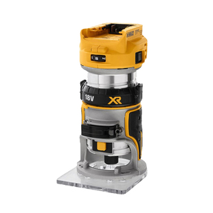 得伟修边机木工电动雕刻机20V无刷锂电多功能木铣开槽机DCW600B