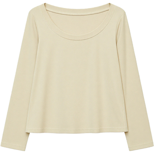 DM100大码百分百女微胖mm冬季亲肤保暖纯色肌底衣内搭正肩修身T恤