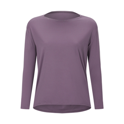 lu同款宽松瑜伽服T恤裸感面料