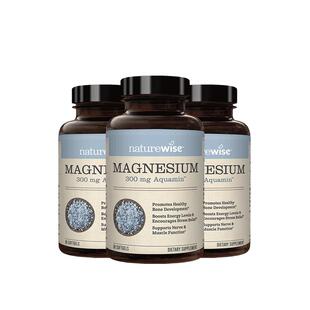 【自营】3瓶 Naturewise海洋镁补镁片生酮补充剂非酸锌钾钙镁活力